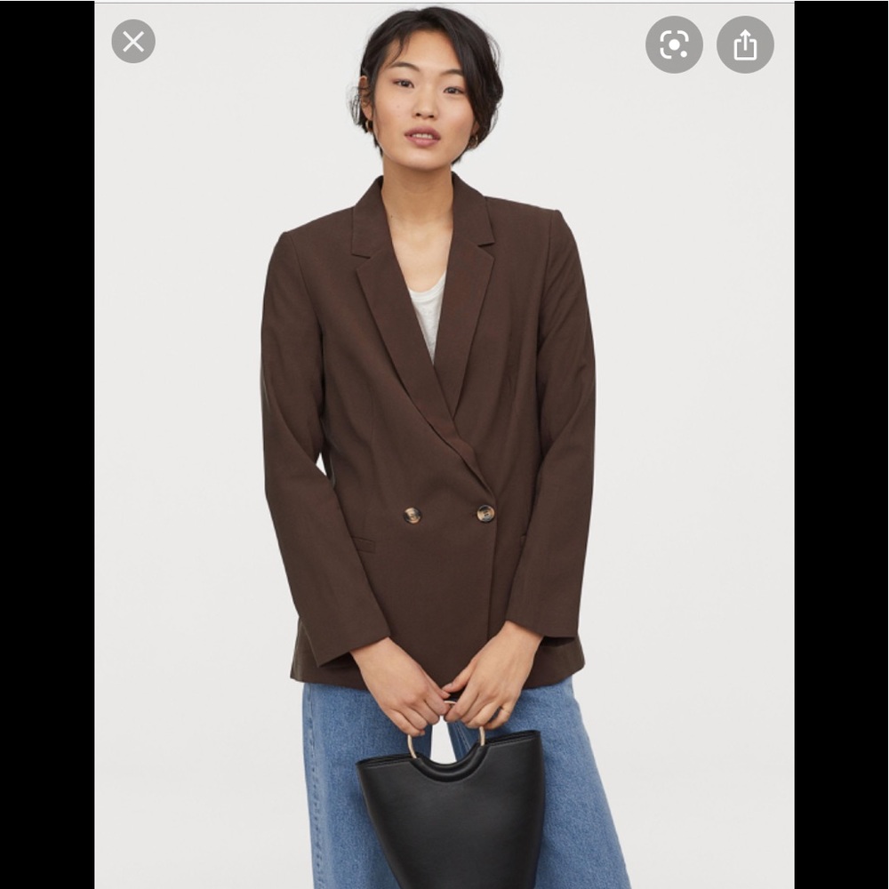 H&M DOUBLE-BREASTED BLAZER